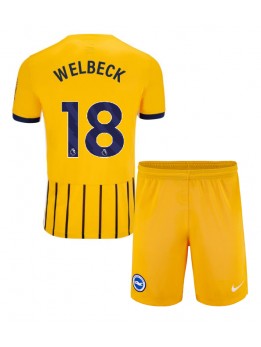 Brighton Danny Welbeck #18 Dječji Gostujuci Dres kompleti 2024-25 Kratak Rukavima (+ kratke hlače)